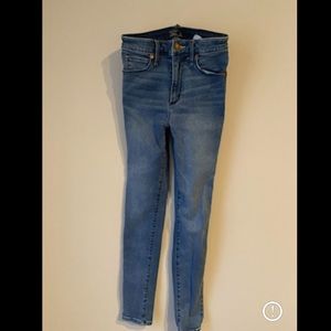 Abercrombie and Fitch skinny jeans.